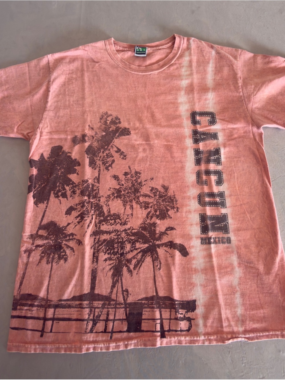 Cancun Graphic Short-Sleeve Tee - Coral Pink